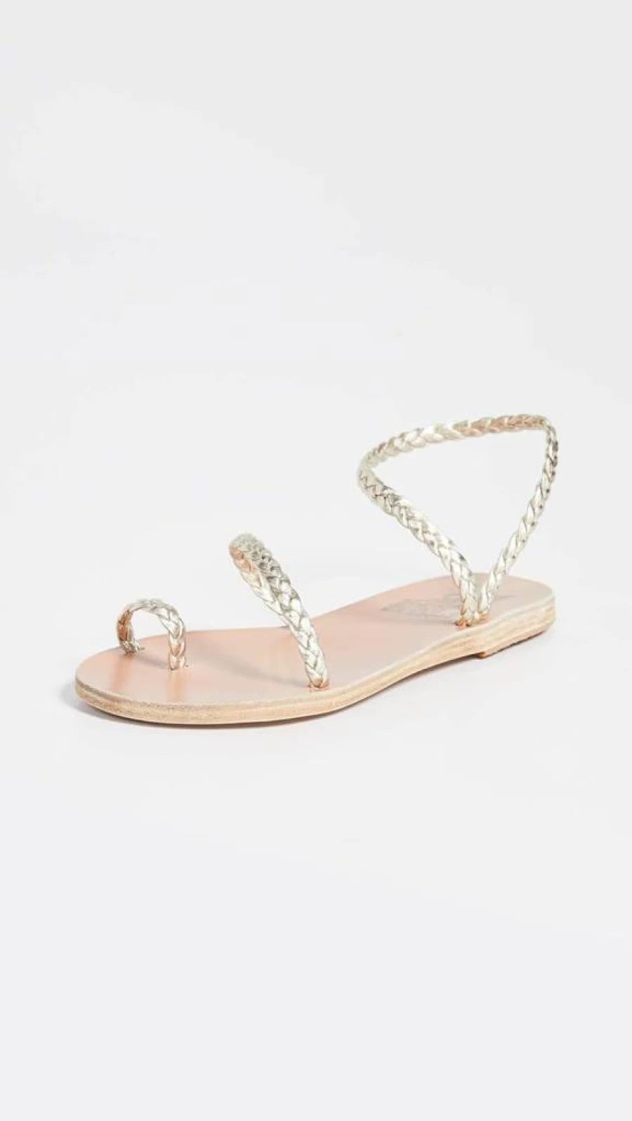 Ancient Greek Sandals Women's Eleftheria Leather Sandals – Handmade Greek Goddess Flats