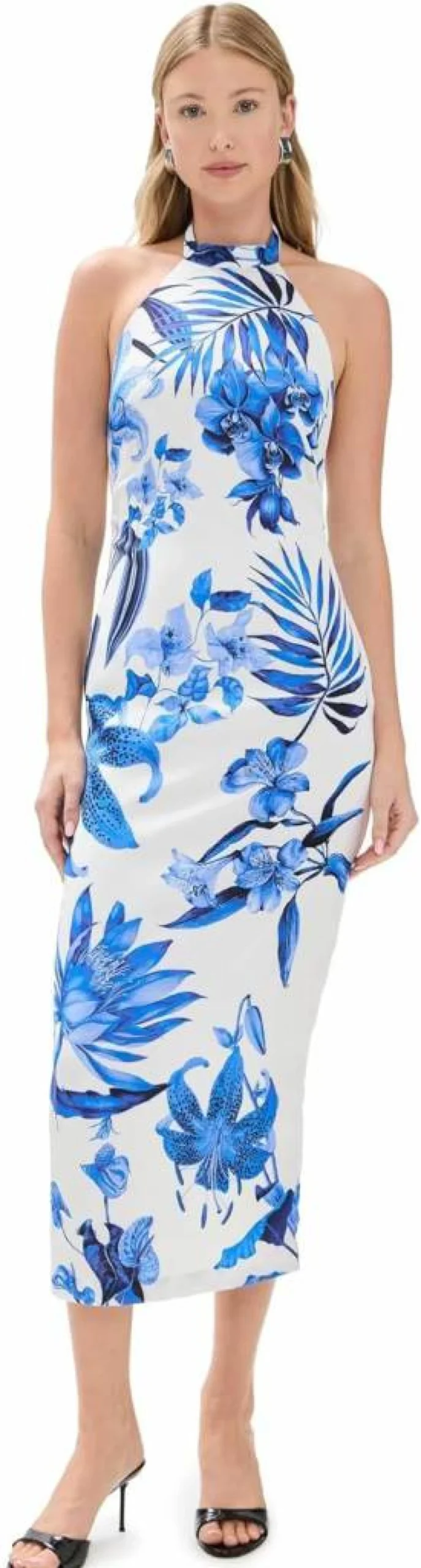 ROCOCO SAND Women's Elegant Midi Dress - Stylish and Comfortable Casual Wear