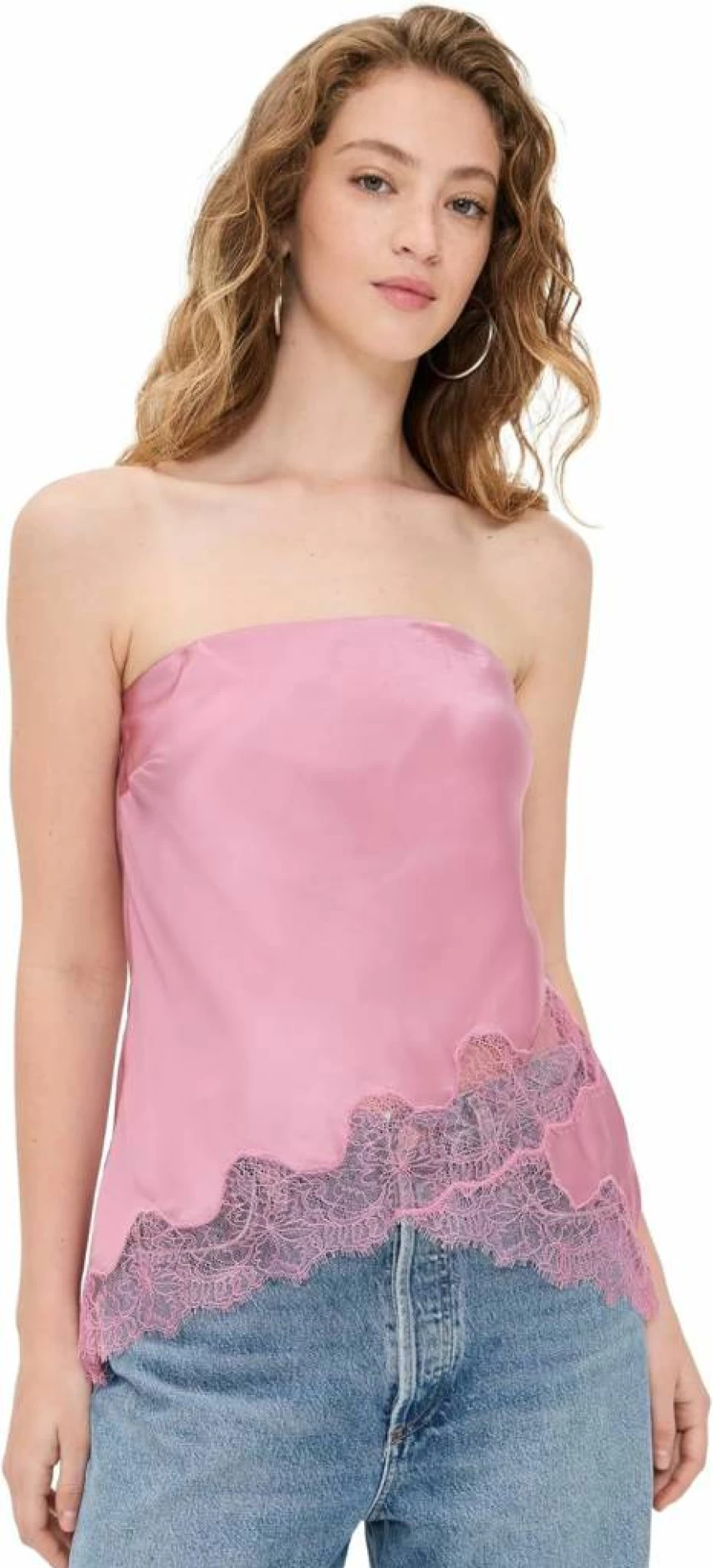 Cami NYC Women's Odessa Silk Camisole - Strapless Luxury Cami Top