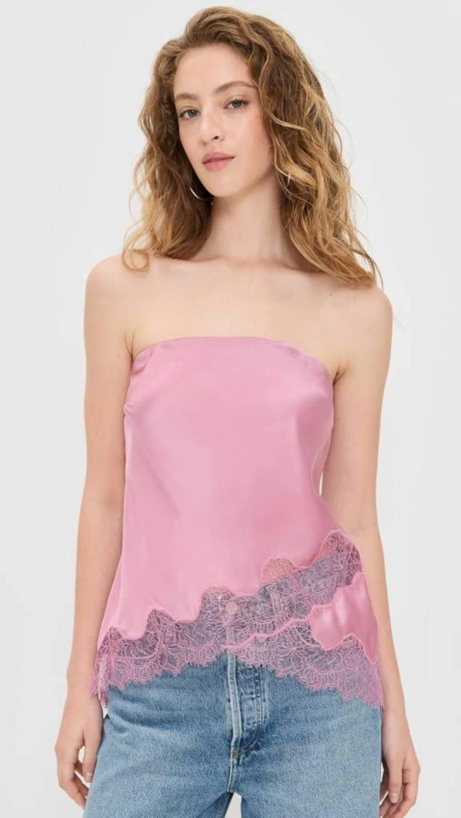 Cami NYC Women's Odessa Silk Camisole - Strapless Luxury Cami Top