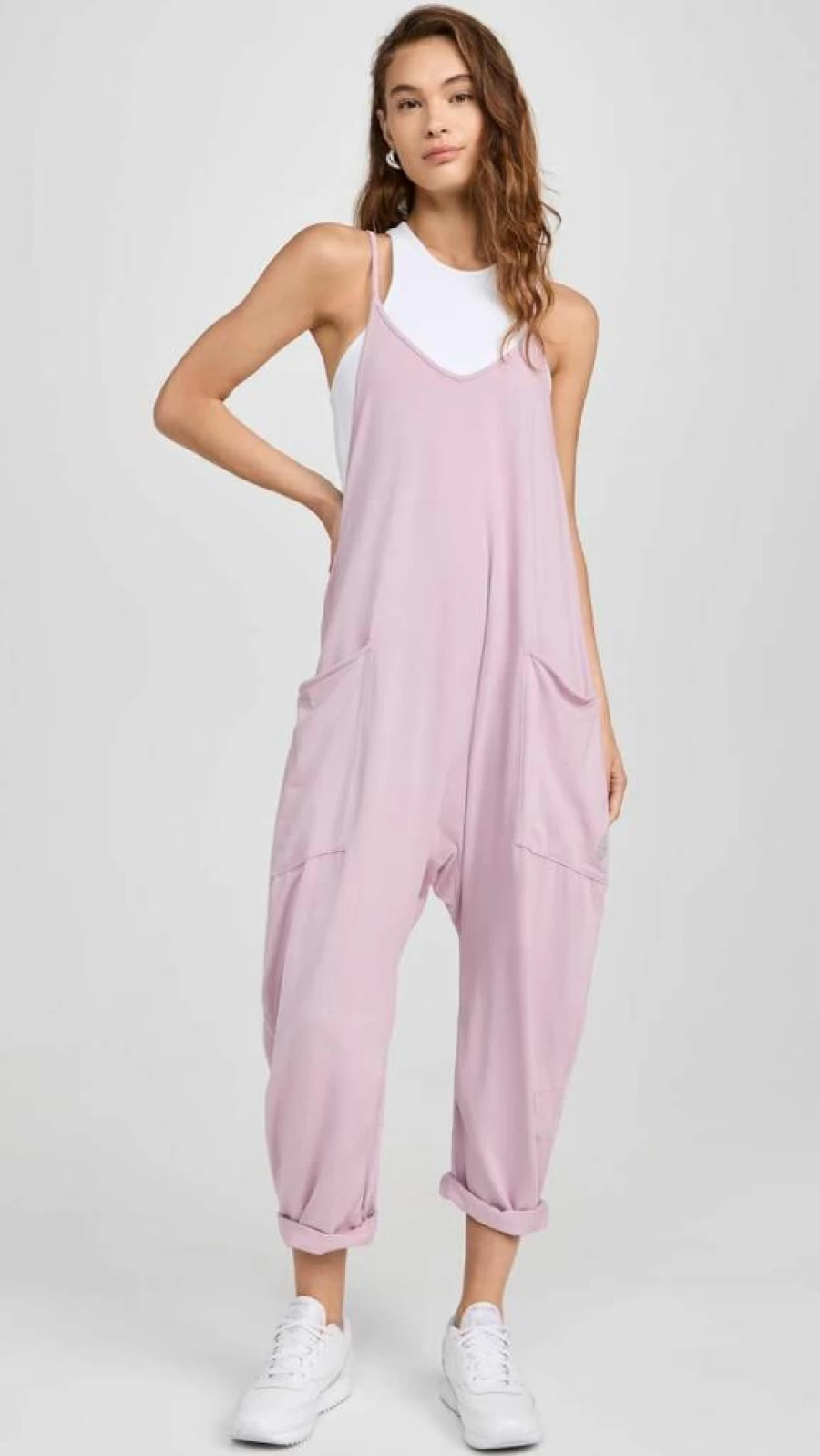 Free Women's Hot Shot Onesie Jumpsuit - Free People Boho Romper One-Piece Outfit