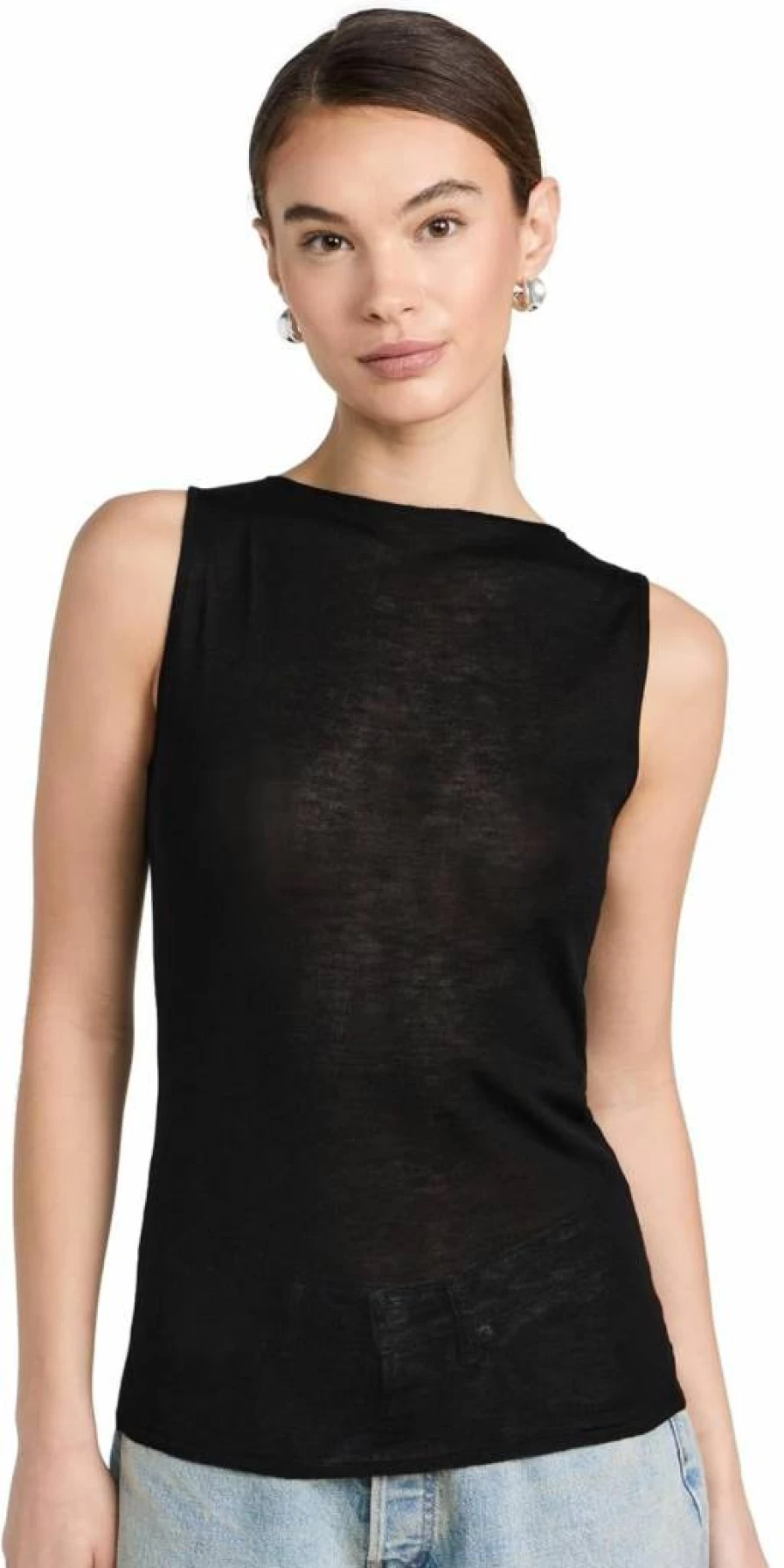 DL1961 Women's Stretch Cotton Tank Top | Comfortable Casual Slim Fit Cami