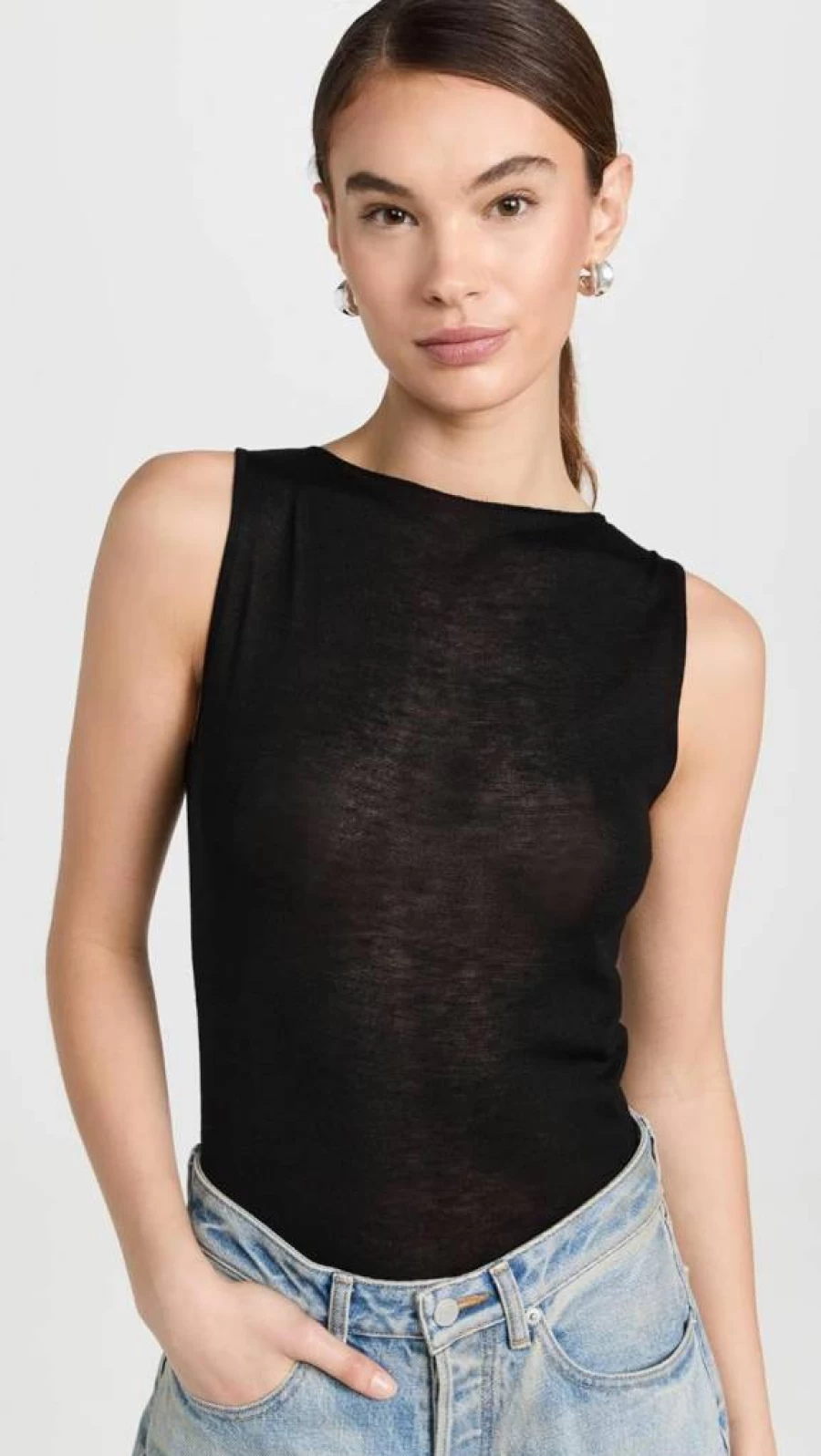 DL1961 Women's Stretch Cotton Tank Top | Comfortable Casual Slim Fit Cami