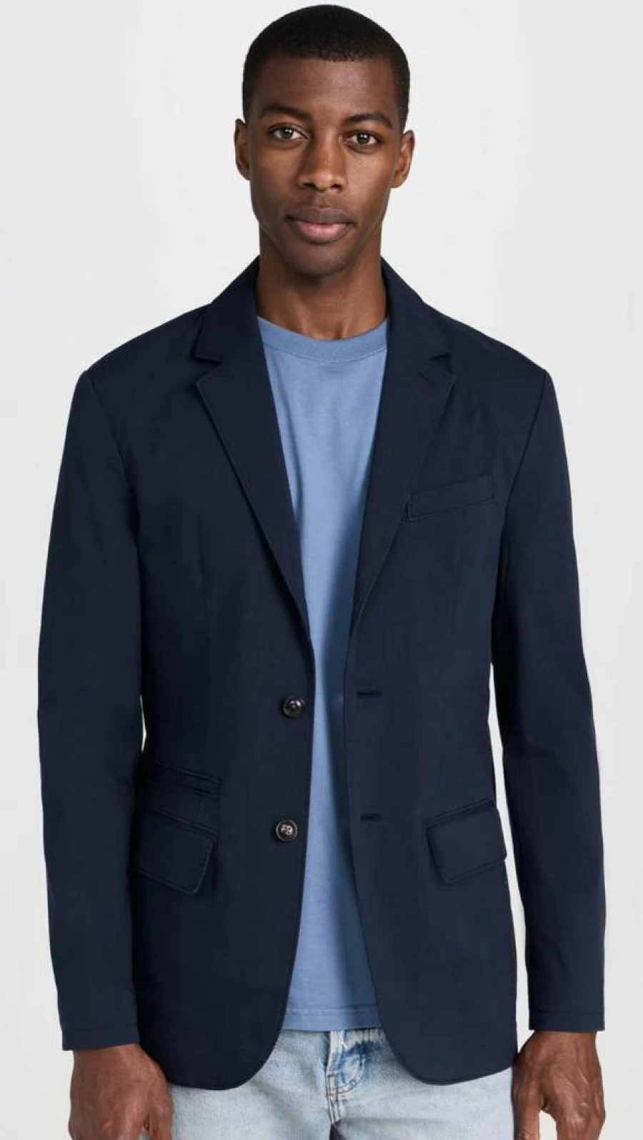 Faherty Men's Movement Blazer - Lightweight Travel-Friendly Sport Coat for Men