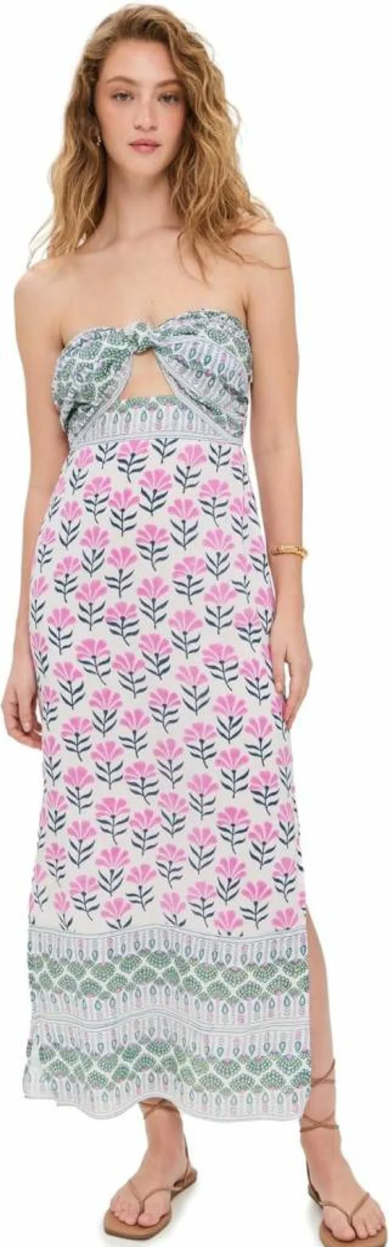 BELL Women's Bowie Maxi Dress - Flowy Long Summer Dress with Bohemian Print