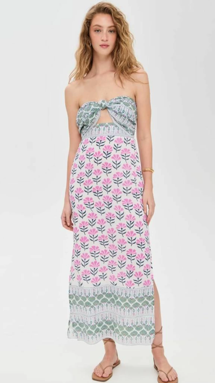 BELL Women's Bowie Maxi Dress - Flowy Long Summer Dress with Bohemian Print