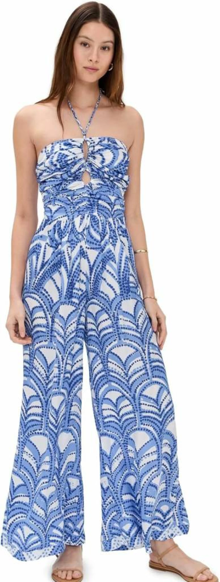 Poupette St Barth Women's Claudia Long Jumpsuit - Elegant One-Piece Romper for Women
