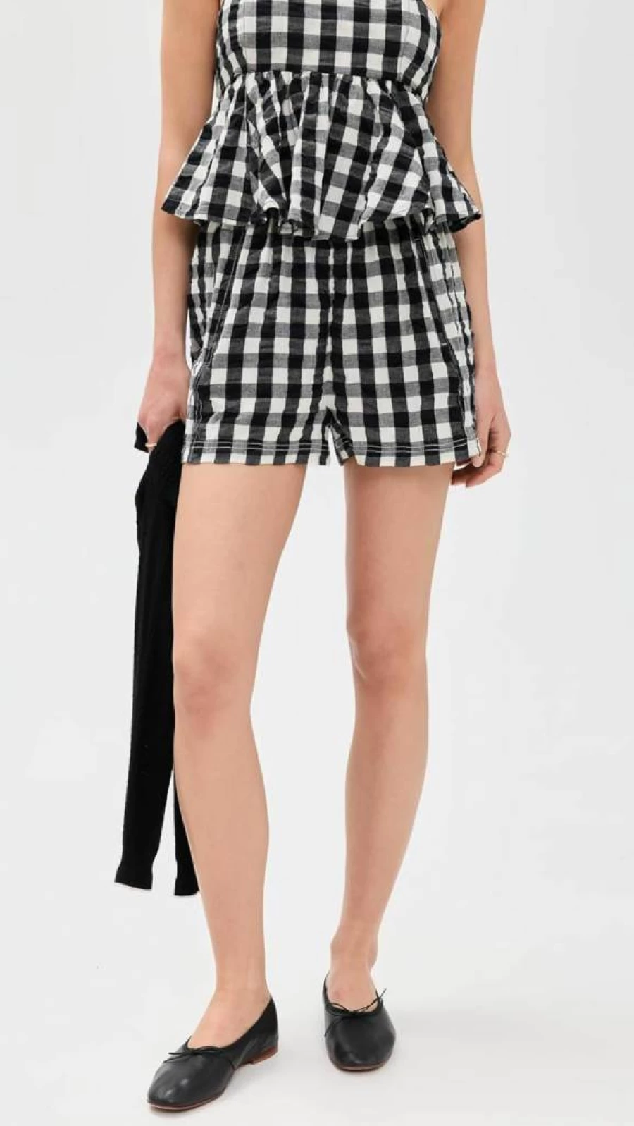 Free Women's Seersucker Pull-On Shorts by Free People | Comfortable Casual Summer Shorts
