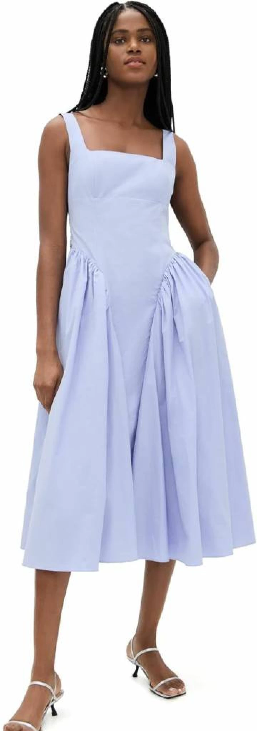 ASTR the Label Women's Vinya Dress - Elegant Flowy Midi Dress for Women