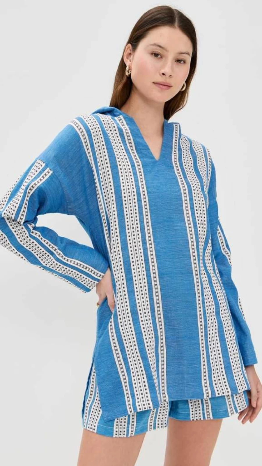 lemlem Women's Henok Hoodie - Stylish & Comfortable Cotton Pullover for Casual Wear