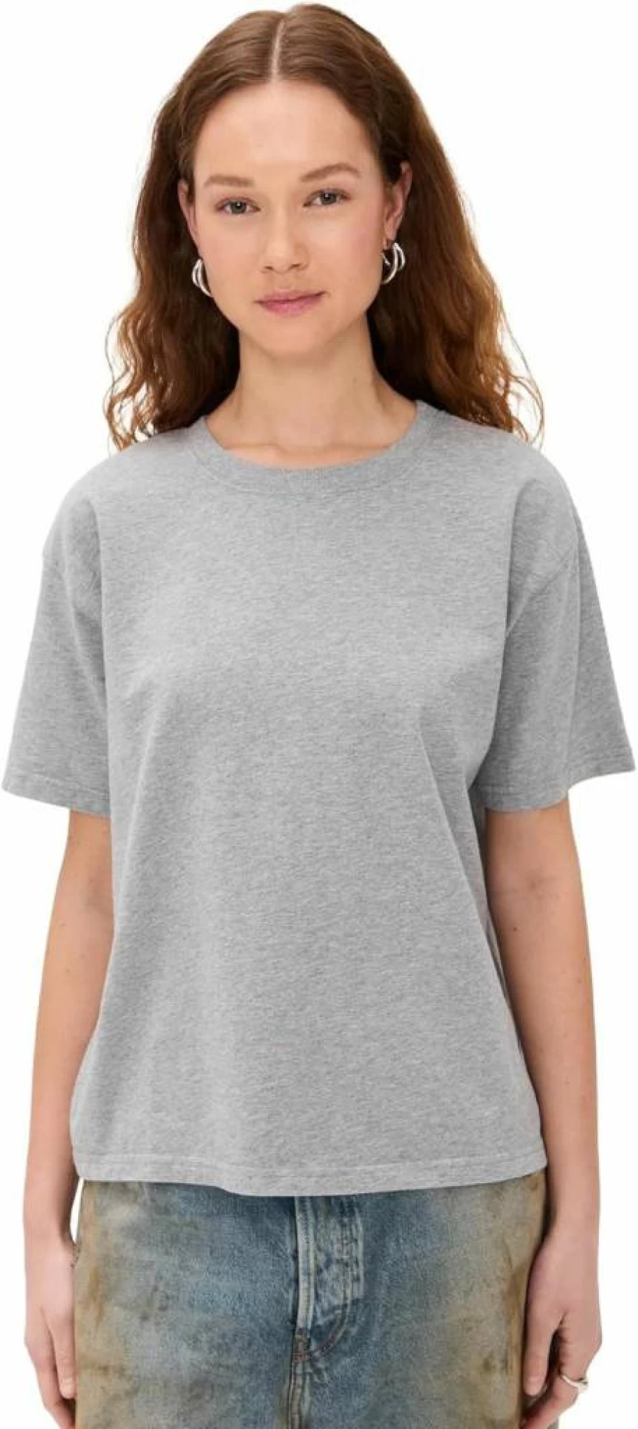 American Vintage Women's Heather Tee - Soft Vintage Cotton T-Shirt