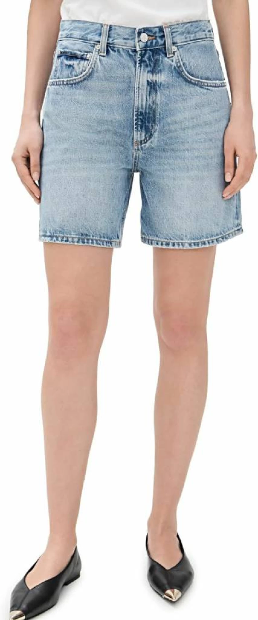 ANINE BING Women's Heath Shorts - Premium High-Waisted Comfort Shorts for Women