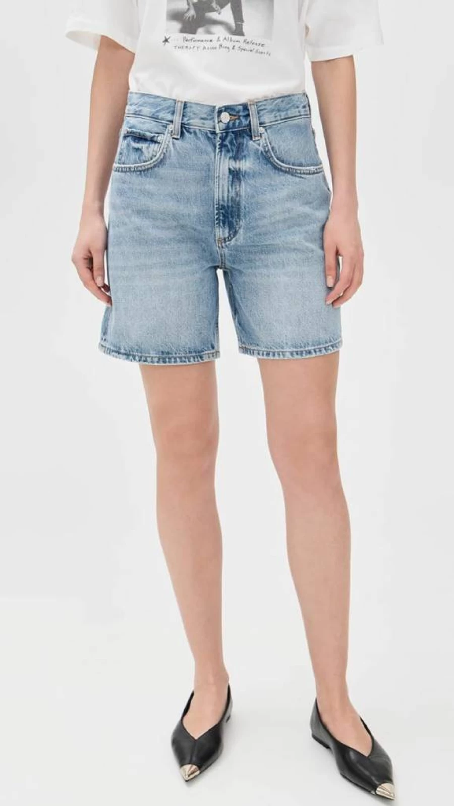 ANINE BING Women's Heath Shorts - Premium High-Waisted Comfort Shorts for Women