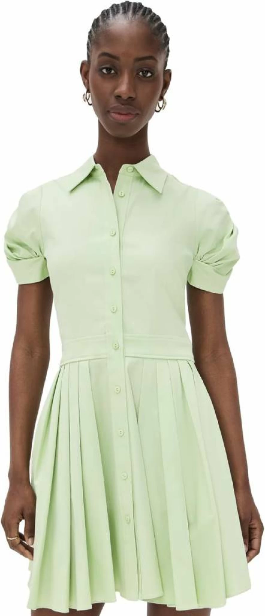ALEXIS Women's April Floral Summer Dress - Elegant Casual A-Line Midi Dress with Short Sleeves