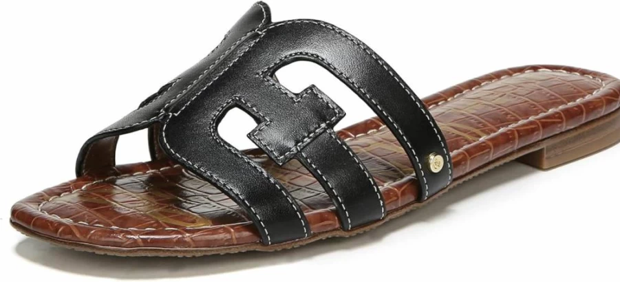 Sam Edelman Women's Bay Slide Sandal - Comfortable Summer Slide Sandals for Women