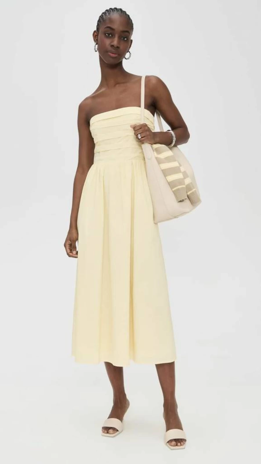 WAYF Women's Sammie Convertible Dress - Versatile Travel & Casual Stretch Maxi Dress