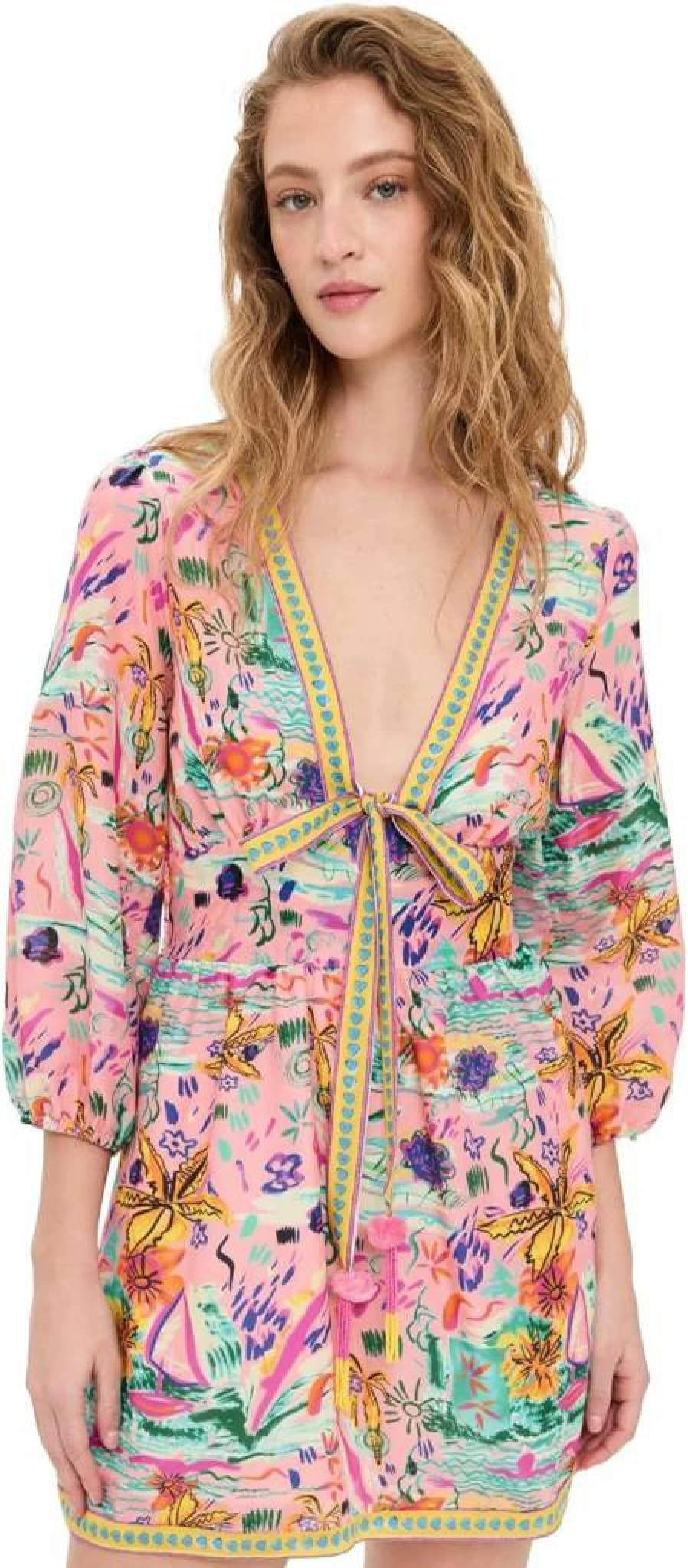 BELL Women's Magnolia Mini Dress - Floral Summer Dress for Women