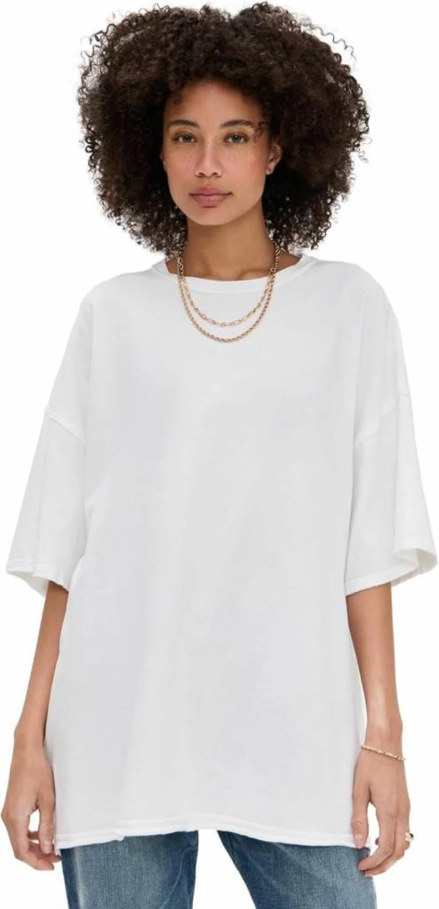 Free People Women's Devon Short Sleeve T-Shirt | Casual Comfort Fit Top
