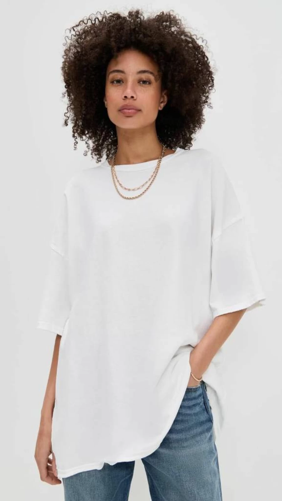 Free People Women's Devon Short Sleeve T-Shirt | Casual Comfort Fit Top