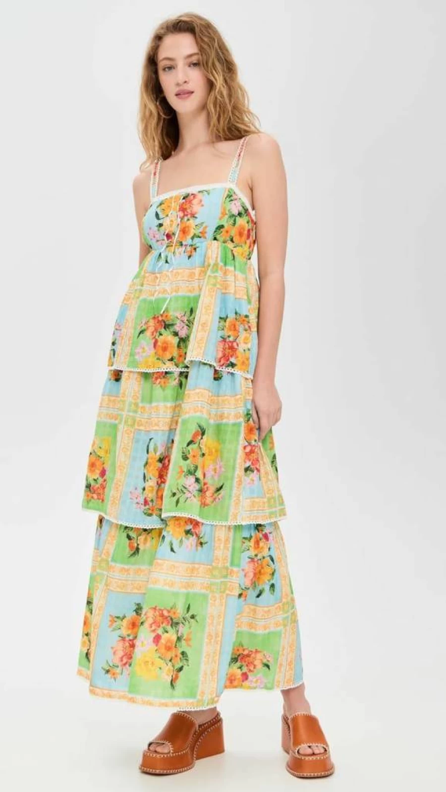 Show Me Your Mumu Women's Peyton Floral Midi Dress - Elegant Short Sleeve Party Dress for Women