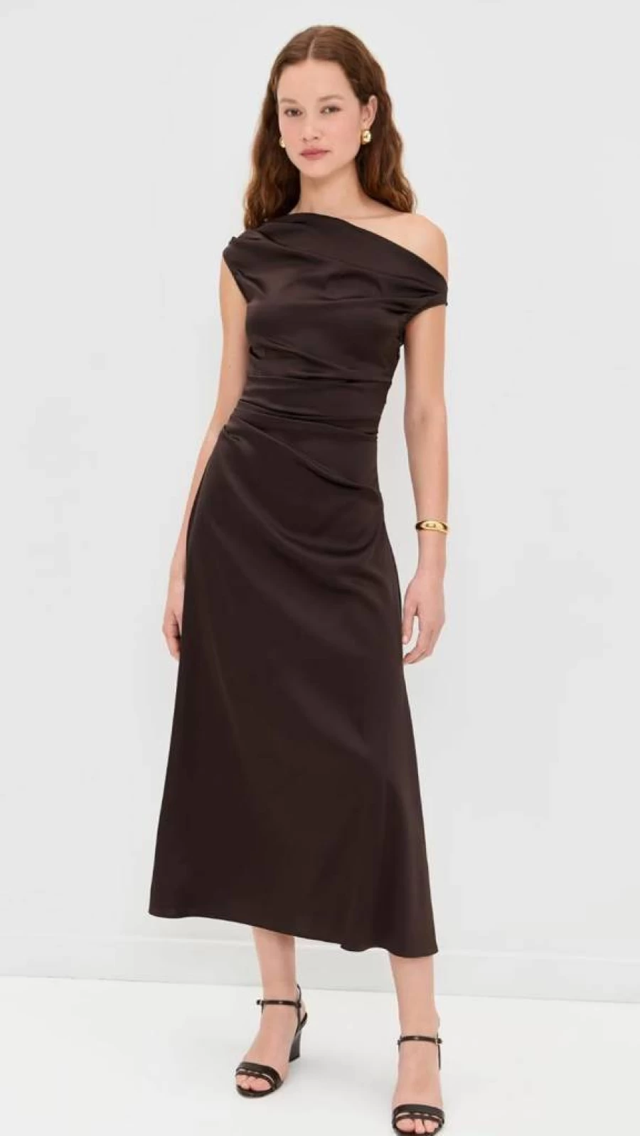 STAUD Phare Silk Dress for Women - Elegant & Luxurious Style