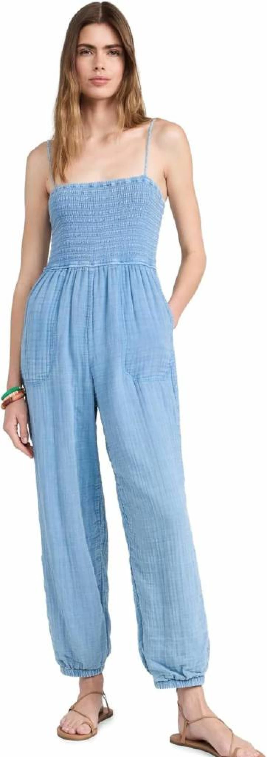 Z SUPPLY Women's Santos Jumpsuit - Casual Romper with Pockets | Comfortable & Stylish One-Piece Outfit
