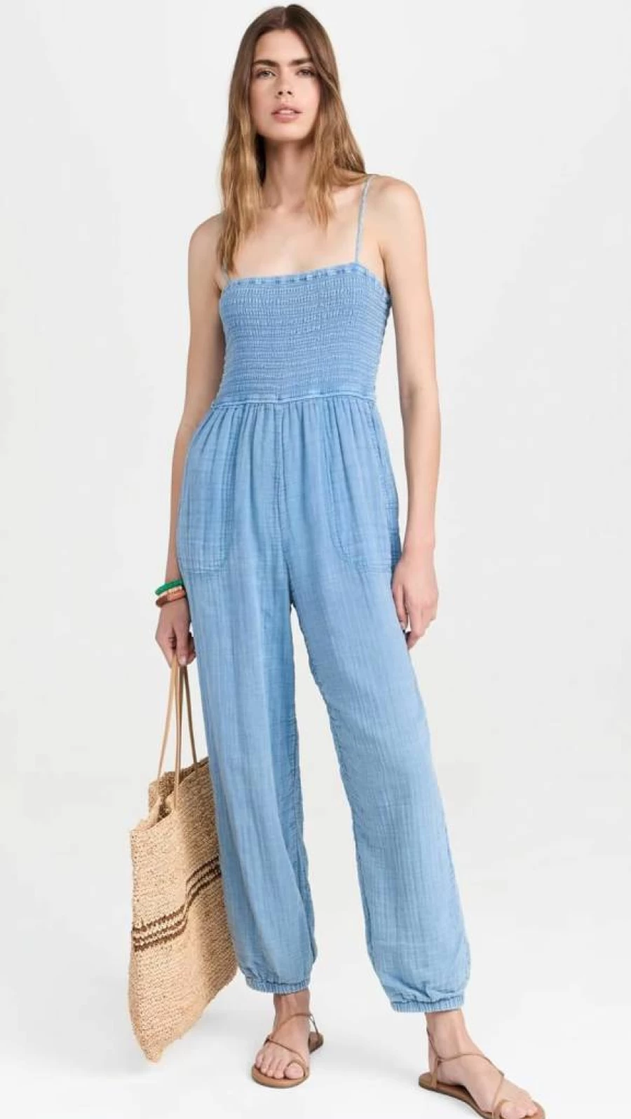 Z SUPPLY Women's Santos Jumpsuit - Casual Romper with Pockets | Comfortable & Stylish One-Piece Outfit