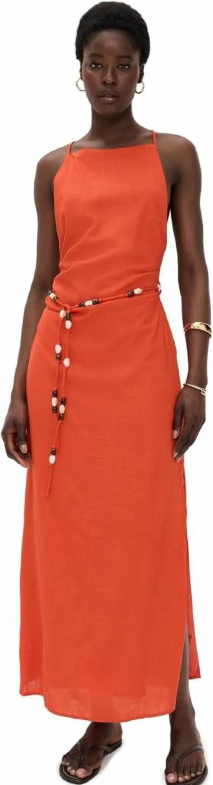Seven Wonders Women's Madelena Dress - Elegant Flowy Summer Maxi Dress with V-Neck