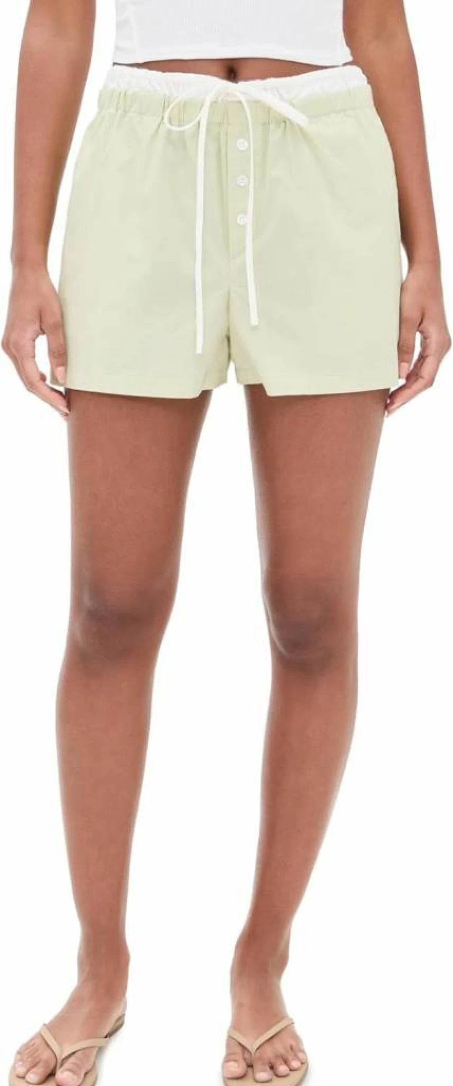WAYF Women's Tabitha High-Waisted Shorts - Comfortable & Stylish Summer Casual Shorts