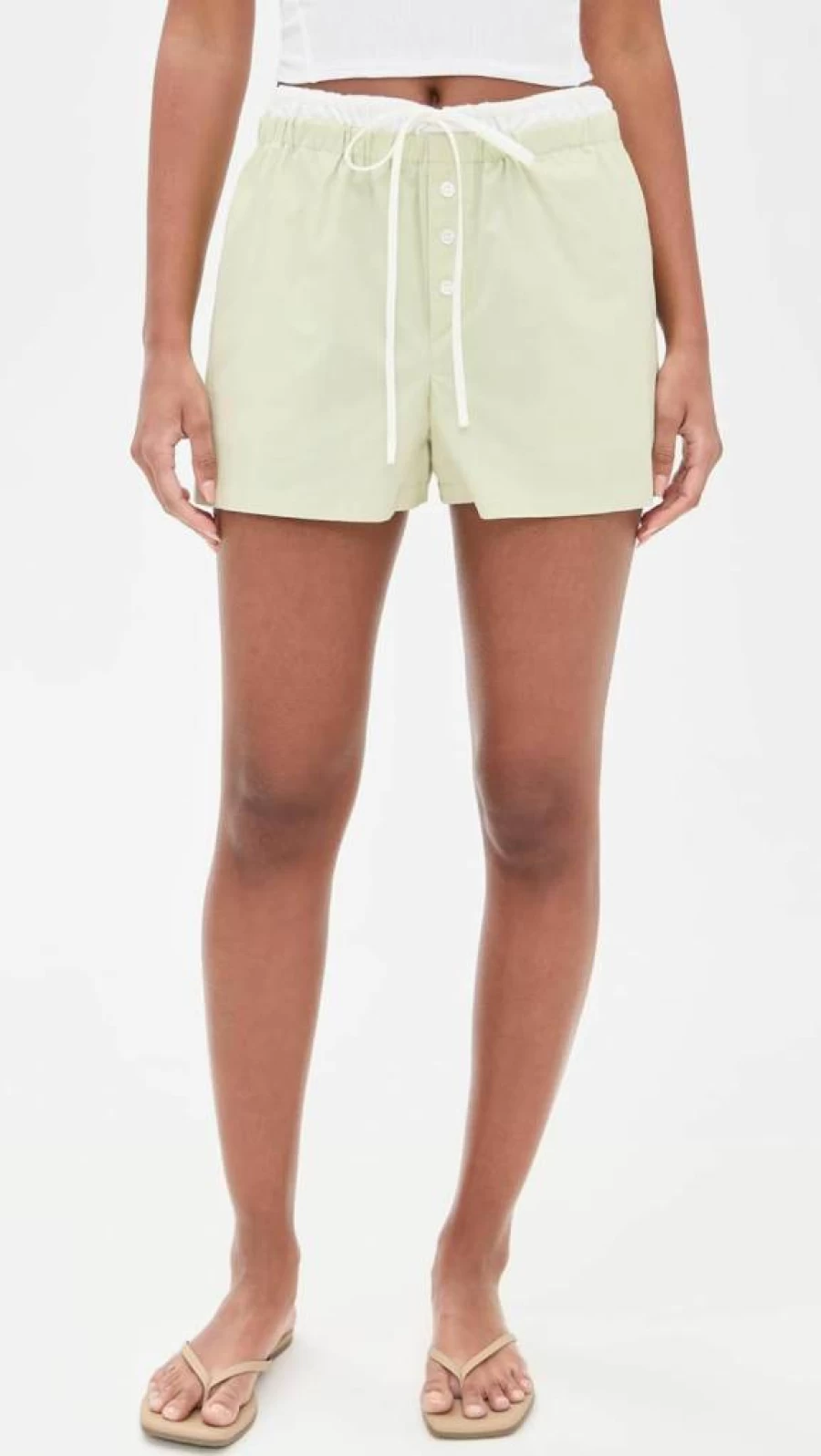 WAYF Women's Tabitha High-Waisted Shorts - Comfortable & Stylish Summer Casual Shorts