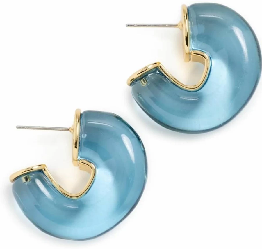 Lele Sadoughi Women's Chunky Hoop Earrings - Fashion Gold & Silver Statement Hoops for Women