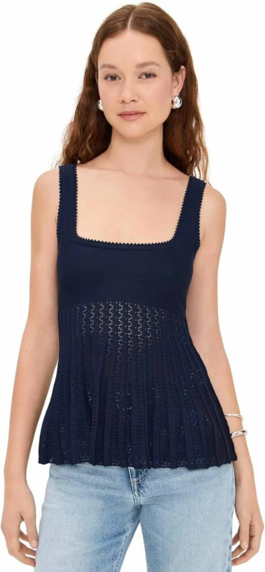 STAUD Ellen Top for Women - Stylish Blouse by STAUD