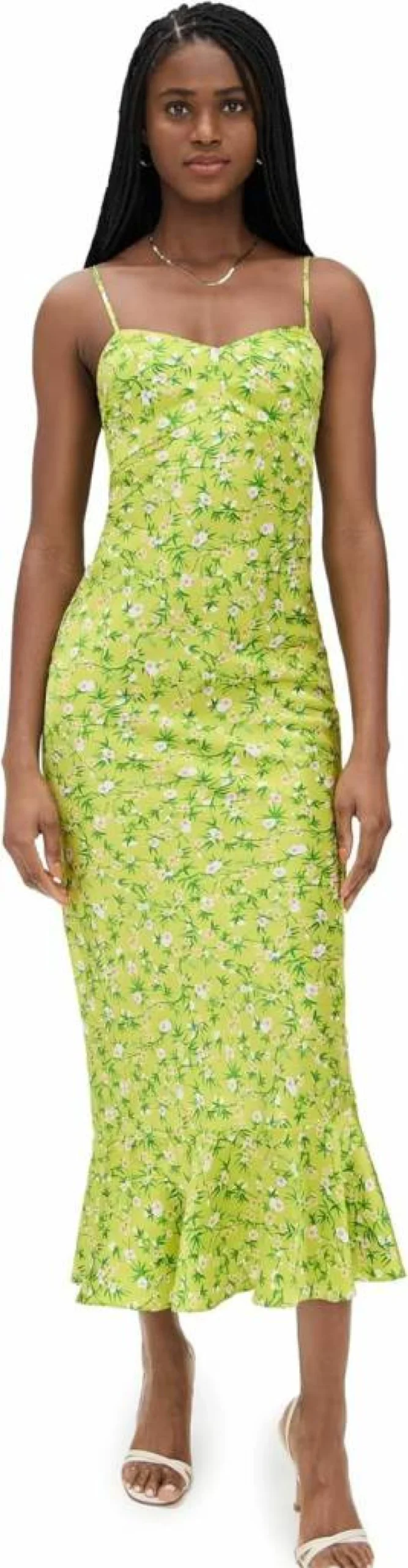 SALONI Women's Mini-B Dress - Elegant Floral Print Summer Dress