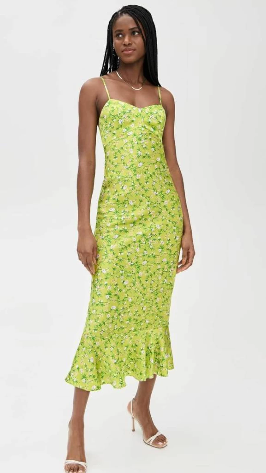 SALONI Women's Mini-B Dress - Elegant Floral Print Summer Dress