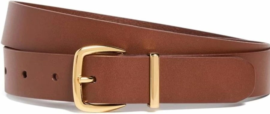 Madewell Women's Genuine Leather Belt - The Essential Classic Strap for Everyday Wear