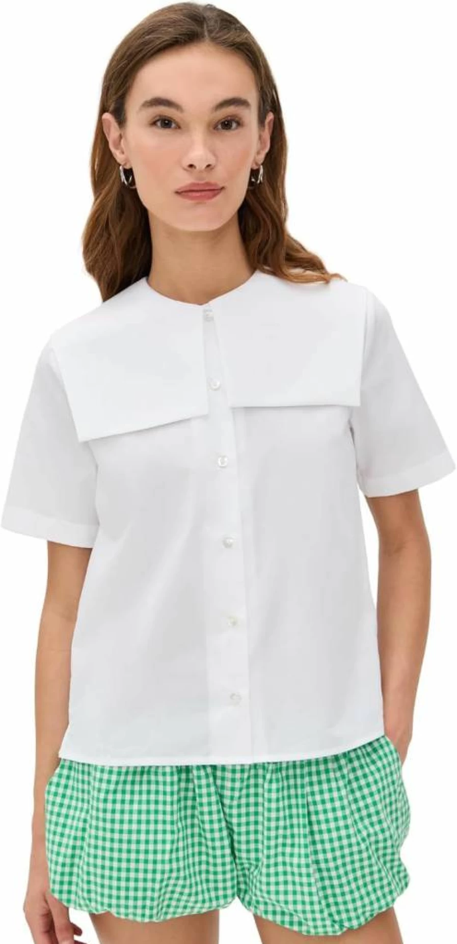 Sandy Liang Drew Top for Women - Stylish & Trendy Blouse