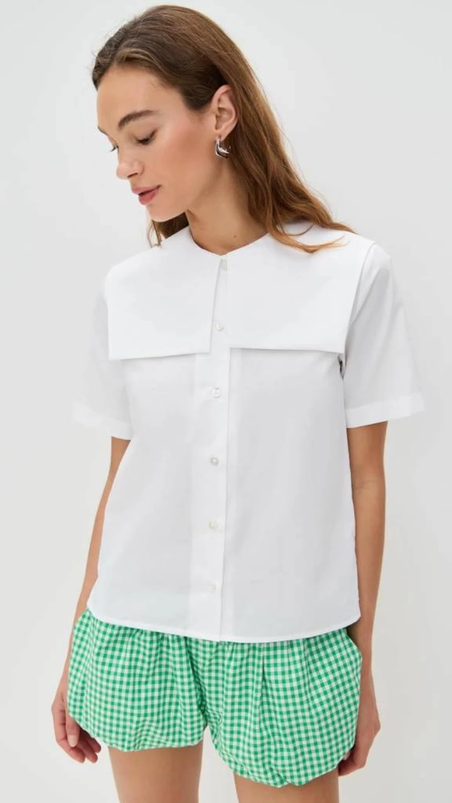 Sandy Liang Drew Top for Women - Stylish & Trendy Blouse