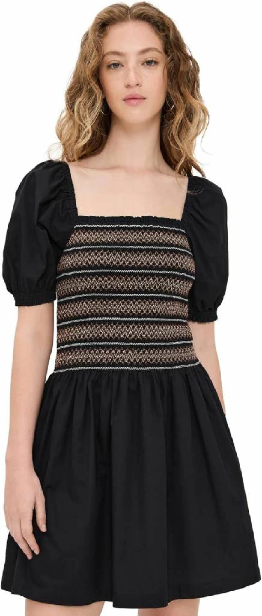 Madewell Women's Juliette Mini Dress - Casual Short Sleeve A-Line Summer Dress