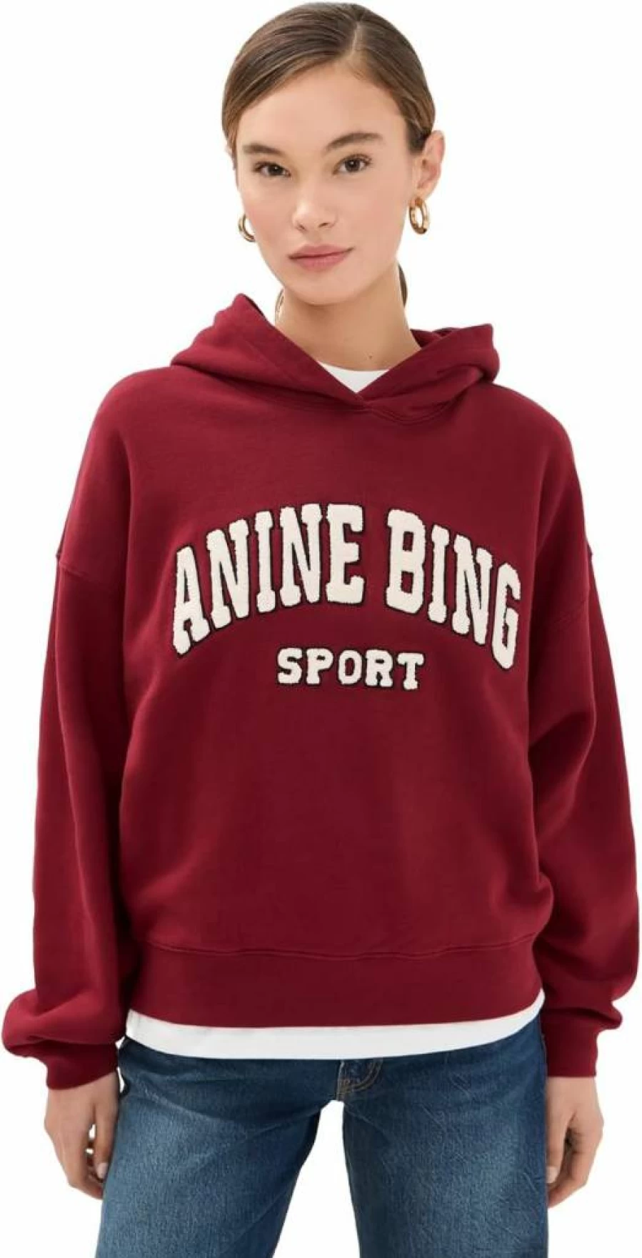 ANINE BING Women's Alec Sport Hoodie - Premium Athletic Pullover for Women