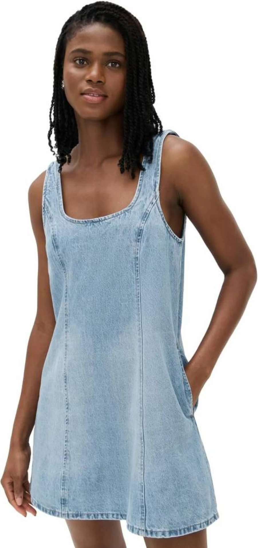 BLANKNYC Women's Floral Summer Dress - Lightweight Sleeveless Casual Sundress