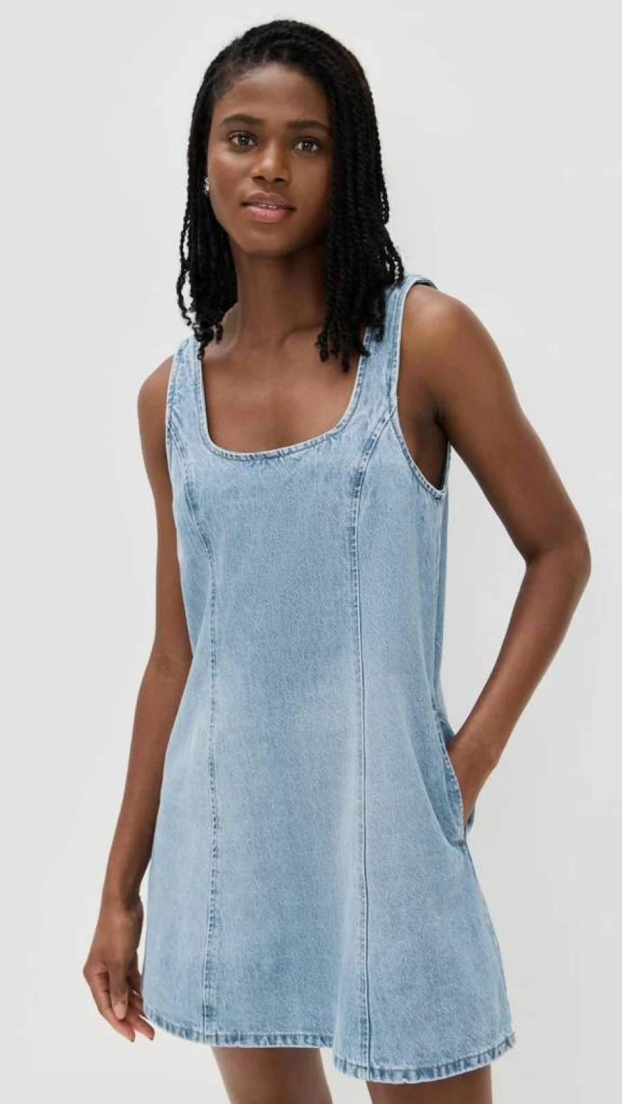 BLANKNYC Women's Floral Summer Dress - Lightweight Sleeveless Casual Sundress