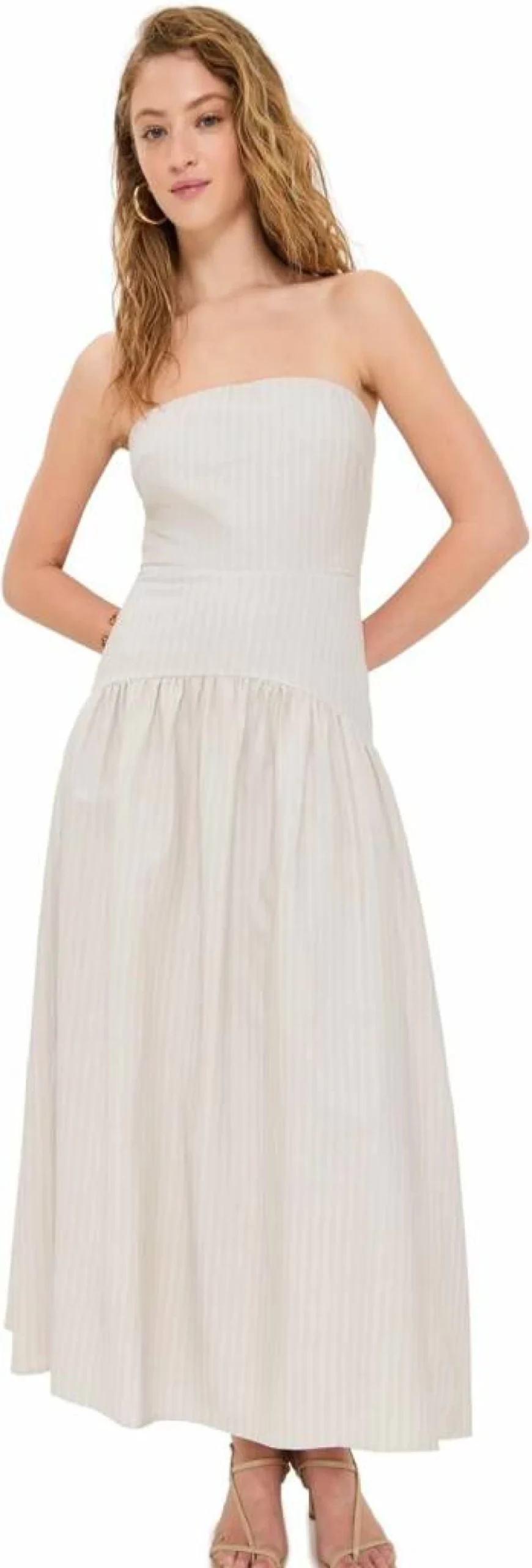 Seven Wonders Women's Heather Midi Dress - Soft Casual Stretch Fit Comfortable Flowy Midi Length Dress