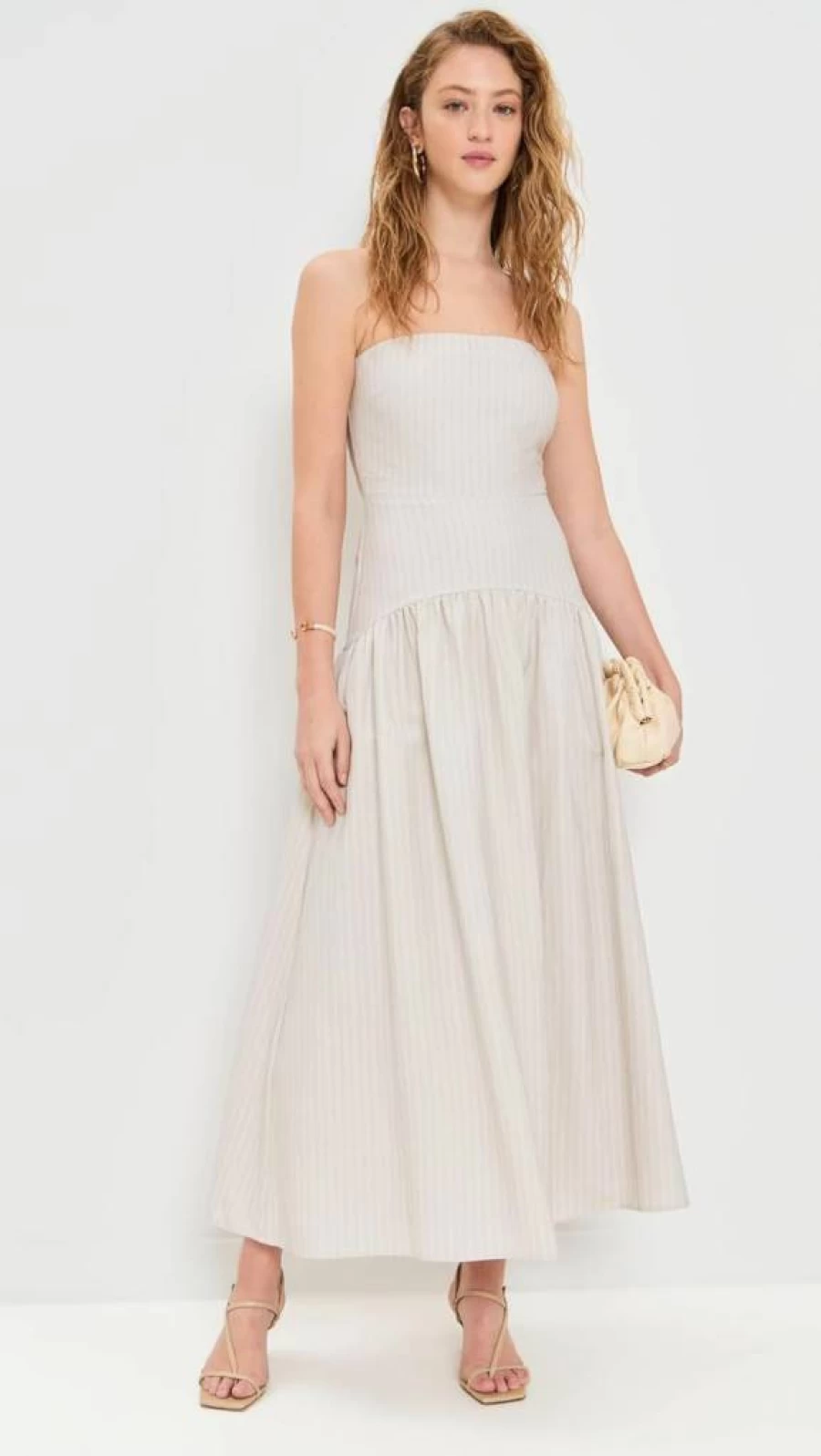 Seven Wonders Women's Heather Midi Dress - Soft Casual Stretch Fit Comfortable Flowy Midi Length Dress