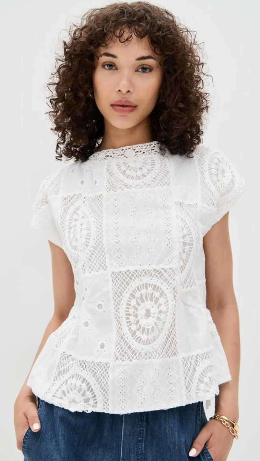 Line & Dot Women's Biva Tunic Top - Stylish Casual Blouse for Women