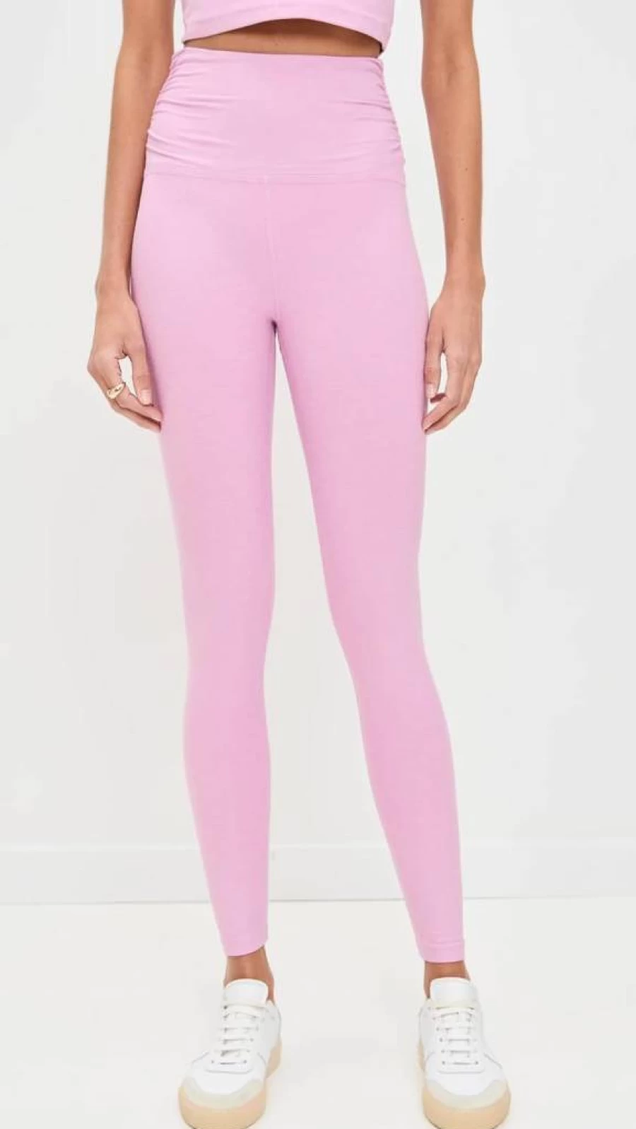 Beyond Yoga Women's Spacedye High-Waisted Shirred Leggings for Barre & Yoga