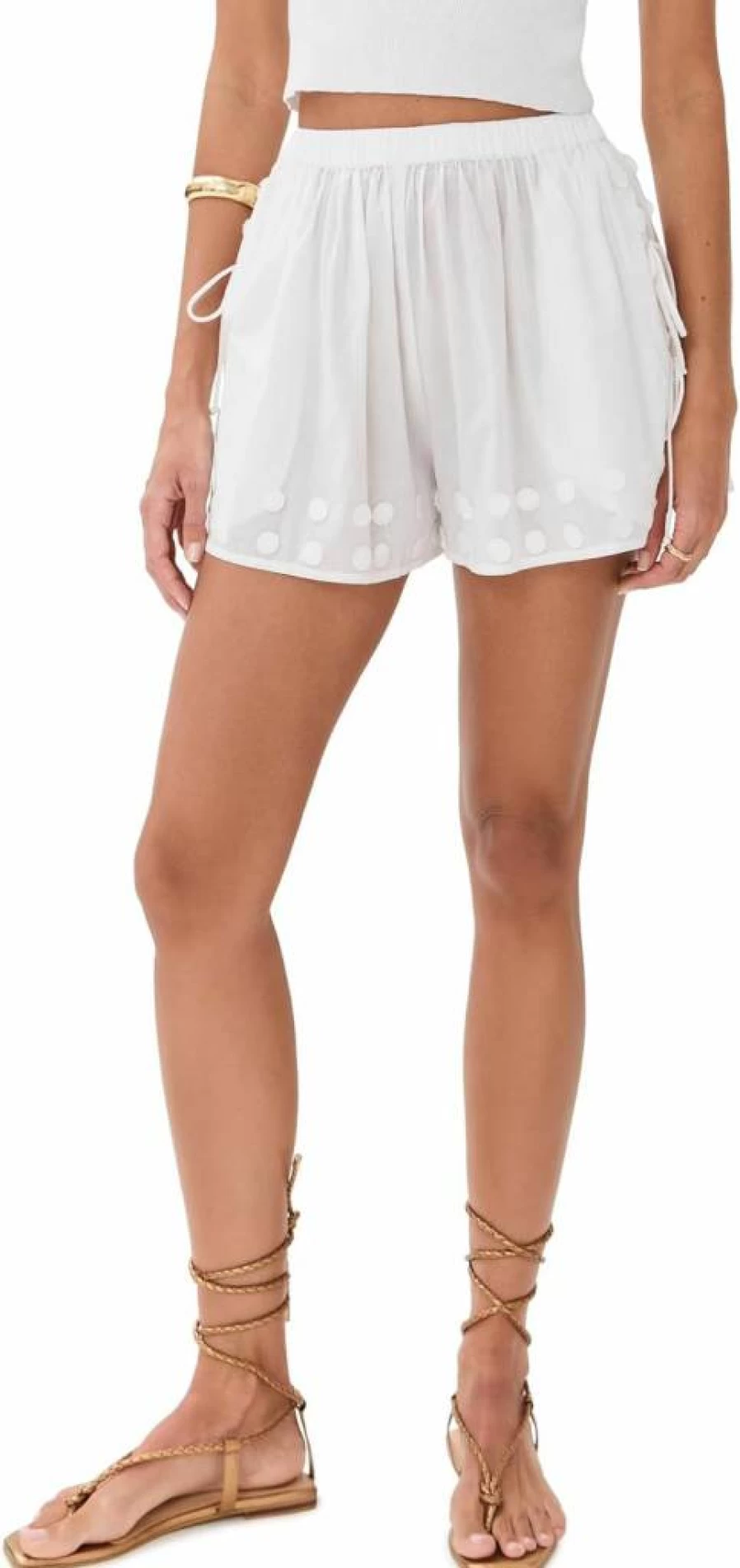 Ulla Johnson Women's Nima Open Side Beach Coverup Short Dress Summer Resort Wear