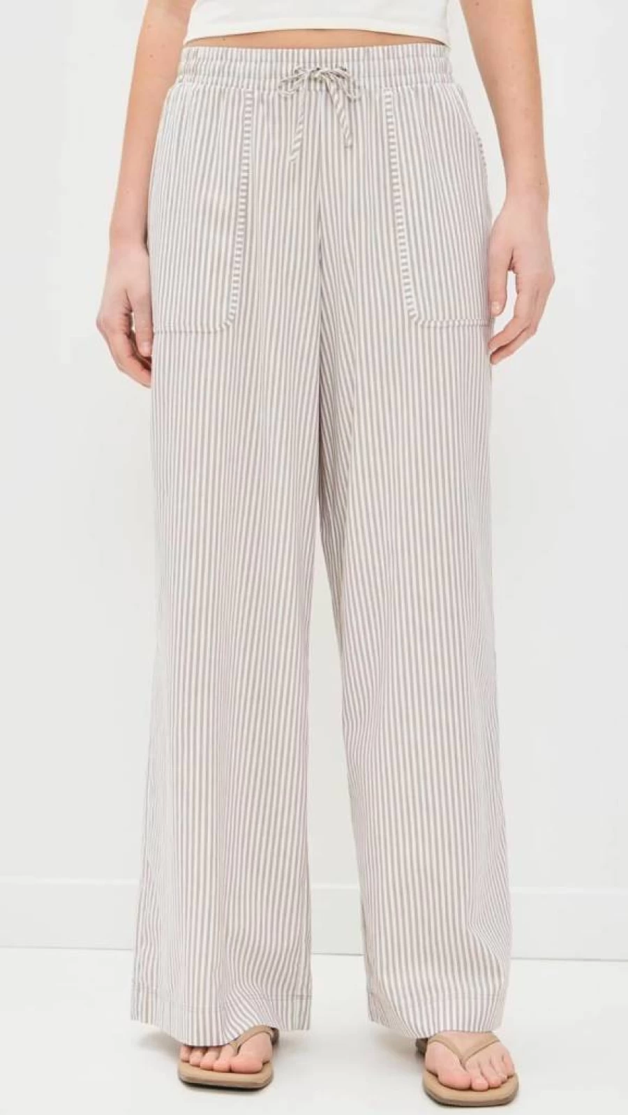 Splendid Women's Cella Jane Striped Poplin Pants - Comfortable & Stylish Casual Trousers