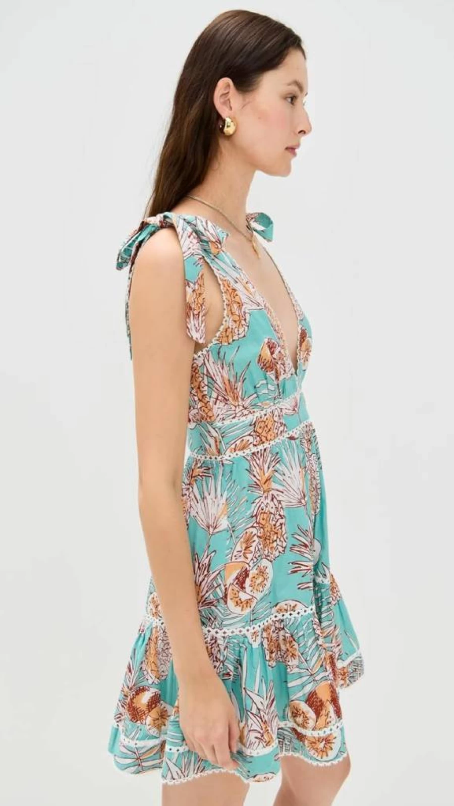Poupette St Barth Women's Cara Mini Dress - Elegant Short Sleeve Party Dress