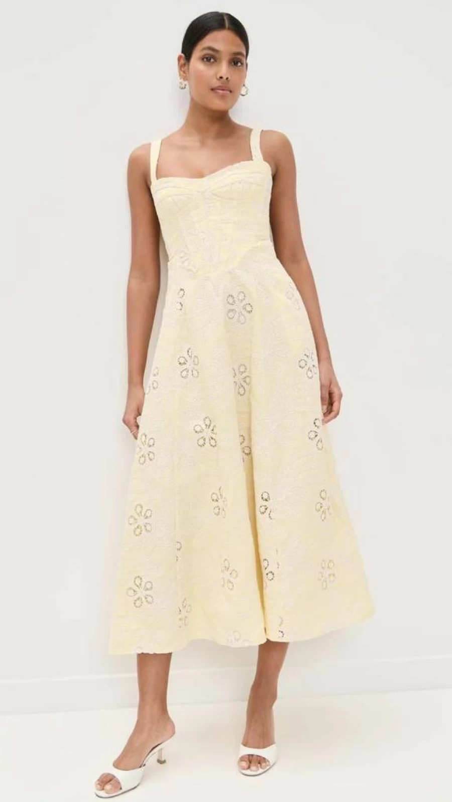 Bardot Lilah Corset Midi Dress for Women - Elegant Feminine Style