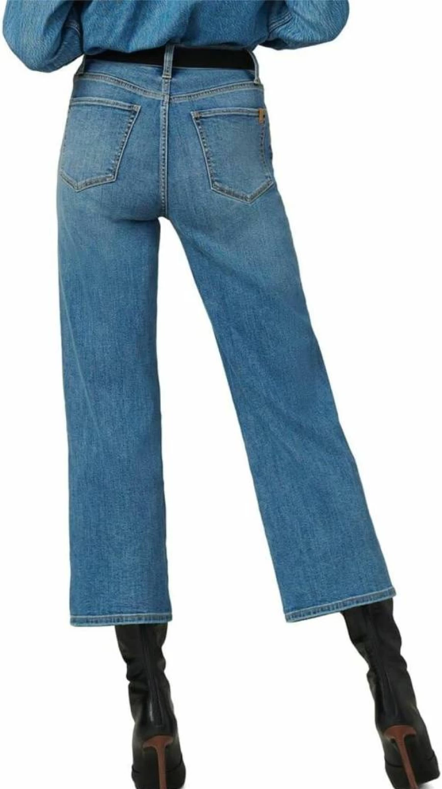 Joe's Jeans Women's The Blake High Rise Wide Leg Crop Jeans